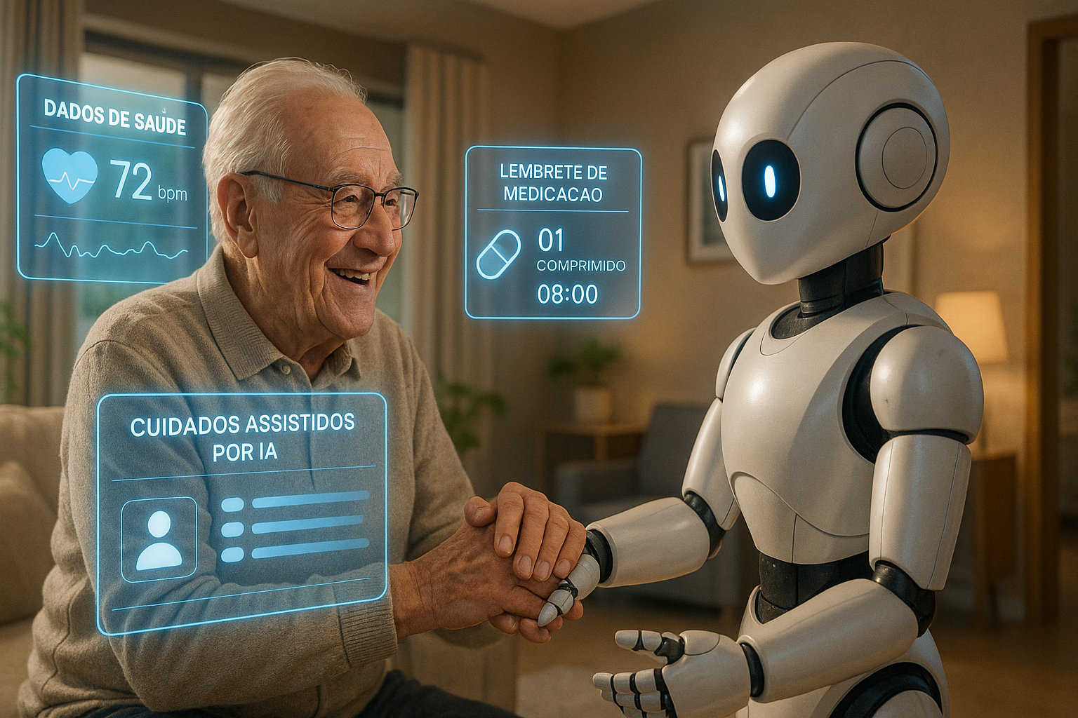Envelhecimento Inteligente: Como a IA Está Transformando os Cuidados com a Terceira Idade